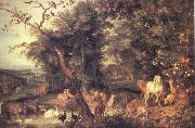 BRUEGEL, Pieter the Elder The Garden of Eden (nn03) china oil painting reproduction